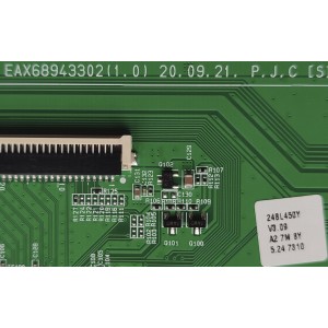MAIN PARA MONITOR LG / NUMERO DE PARTE AGF80206502 / EAX68943302(1.0) / 24BL450Y-BA / MODELO 24BL450Y-BA	